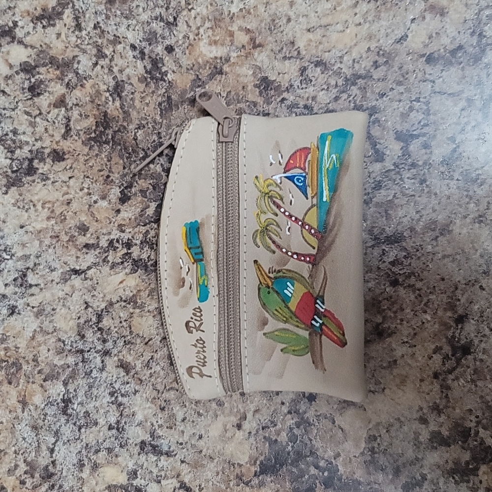 Cute Puerto Rico mini coin purse. Brand new never used